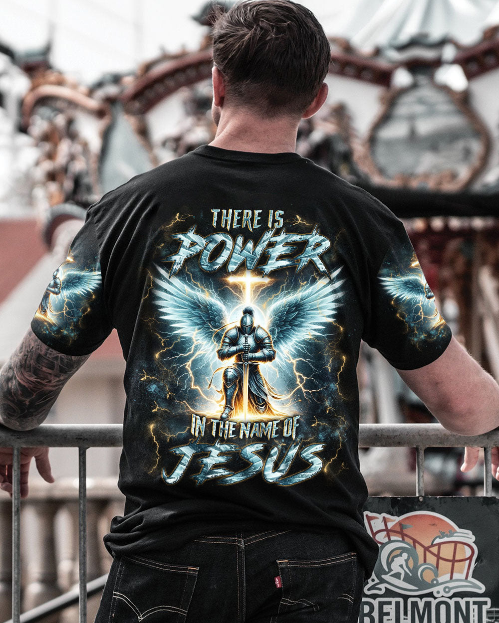 There Is Power In The Name Of Jesus Men's All Over Print Shirt - Yhln2811232