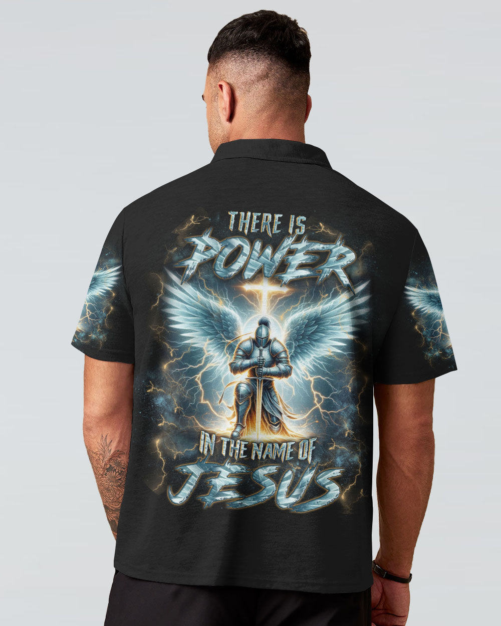 There Is Power In The Name Of Jesus Men's All Over Print Shirt - Yhln2811232