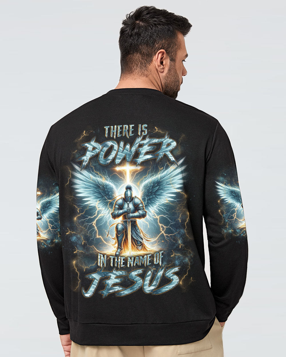 There Is Power In The Name Of Jesus Men's All Over Print Shirt - Yhln2811232