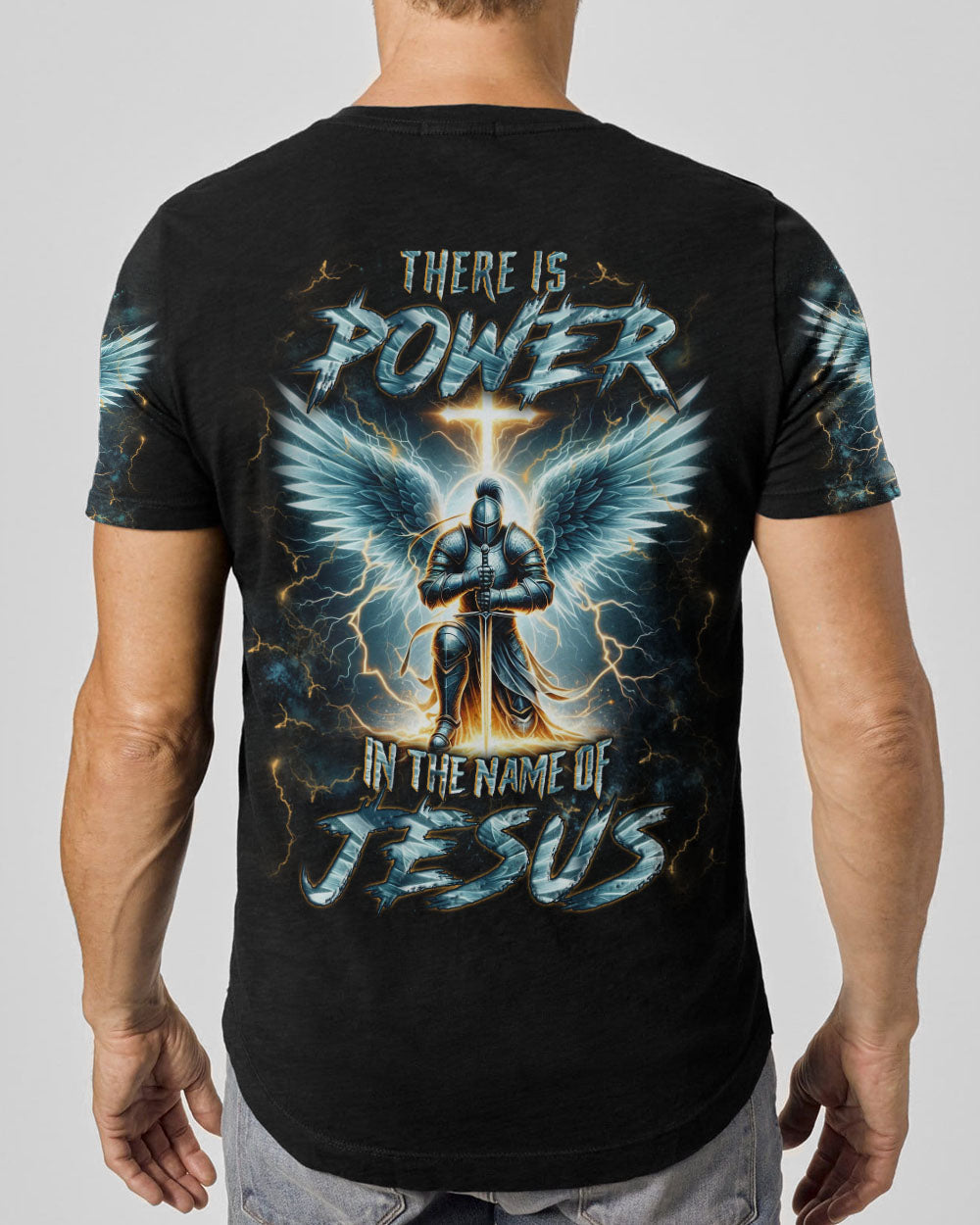 There Is Power In The Name Of Jesus Men's All Over Print Shirt - Yhln2811232