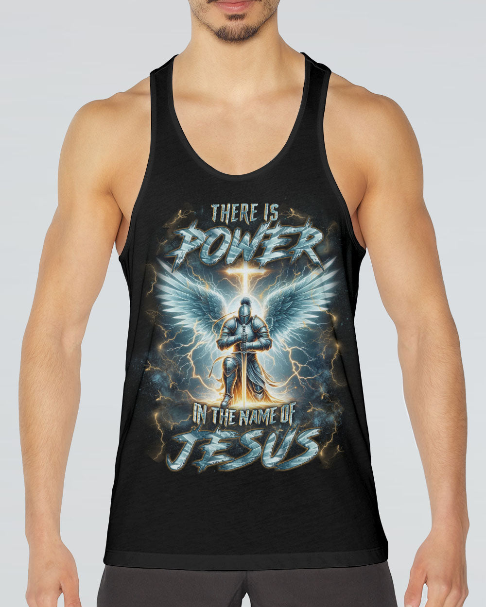 There Is Power In The Name Of Jesus Men's All Over Print Shirt - Yhln2811232