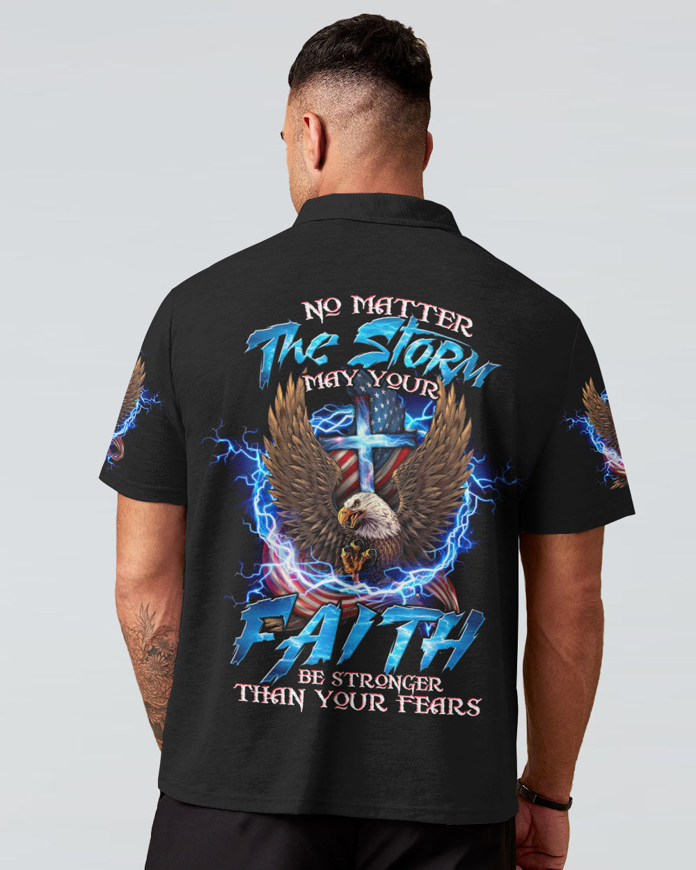 No Matter The Storm Men's All Over Print Shirt - Tltw1708233