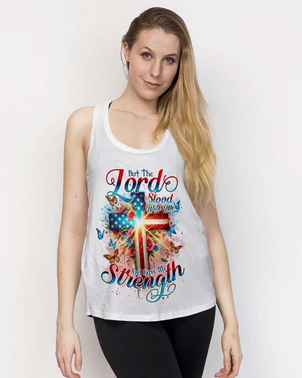 Lord Stood With Me Cross Women's All Over Print Shirt - Tlno0203241