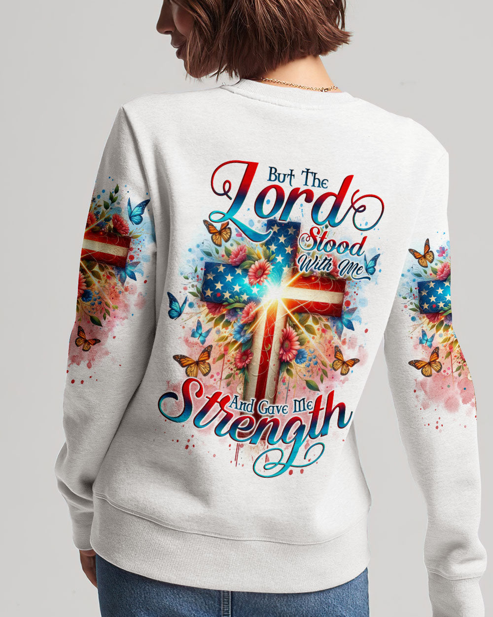 Lord Stood With Me Cross Women's All Over Print Shirt - Tlno0203241