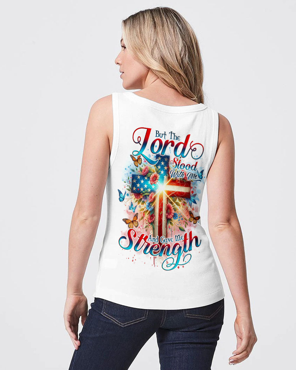 Lord Stood With Me Cross Women's All Over Print Shirt - Tlno0203241