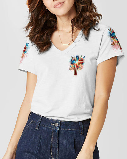 Lord Stood With Me Cross Women's All Over Print Shirt - Tlno0203241