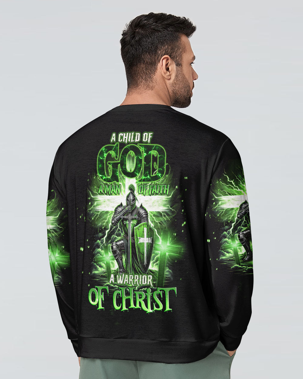 A Warrior Of Christ Men's All Over Print Shirt - Tlno0712233