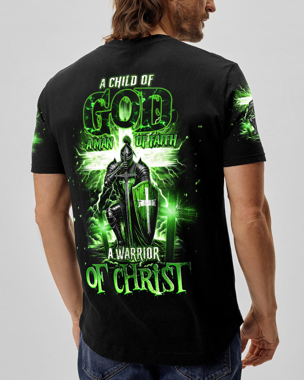 A Warrior Of Christ Men's All Over Print Shirt - Tlno0712233