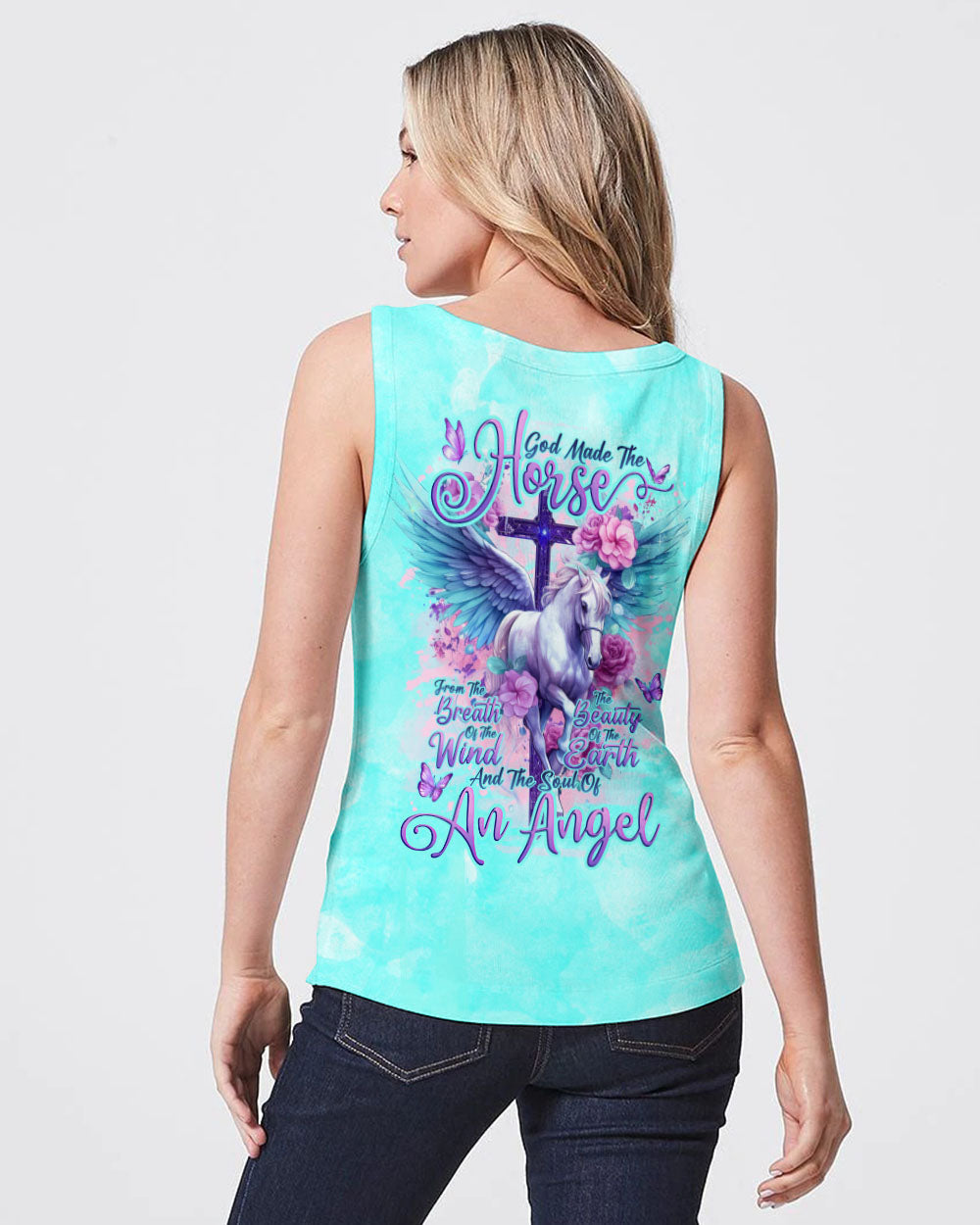 God Made The Horse Women's All Over Print Shirt - Tlno1310234