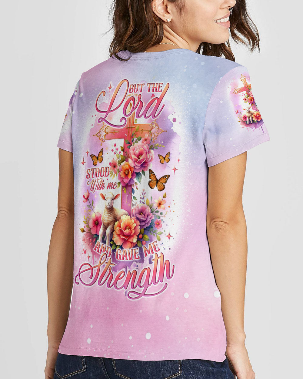 But The Lord Stood With Me Women's All Over Print Shirt - Tlno1511234