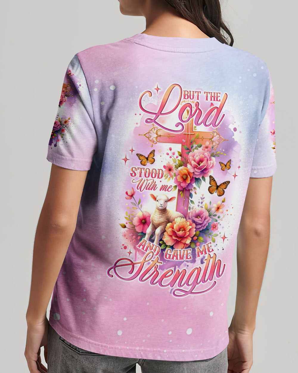 But The Lord Stood With Me Women's All Over Print Shirt - Tlno1511234