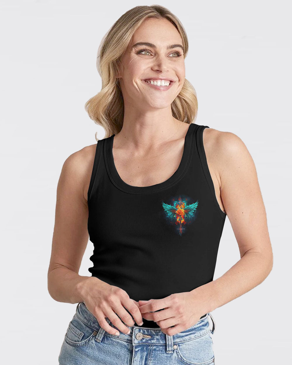 I Can Do All Things Through Christ Wings Women's All Over Print Shirt - Tlno1610234