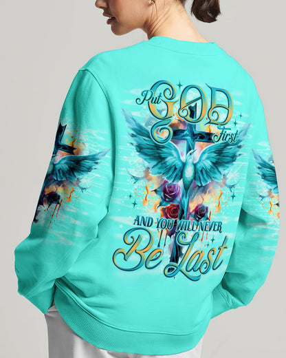 Put God First Women's All Over Print Shirt - Tlno1710233