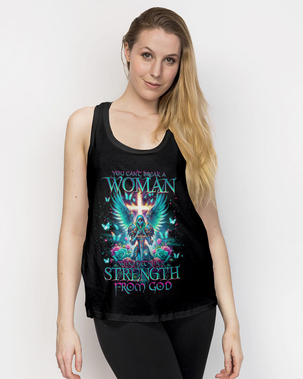 You Can't Break A Woman Warrior Women's All Over Print Shirt - Tlno2201242