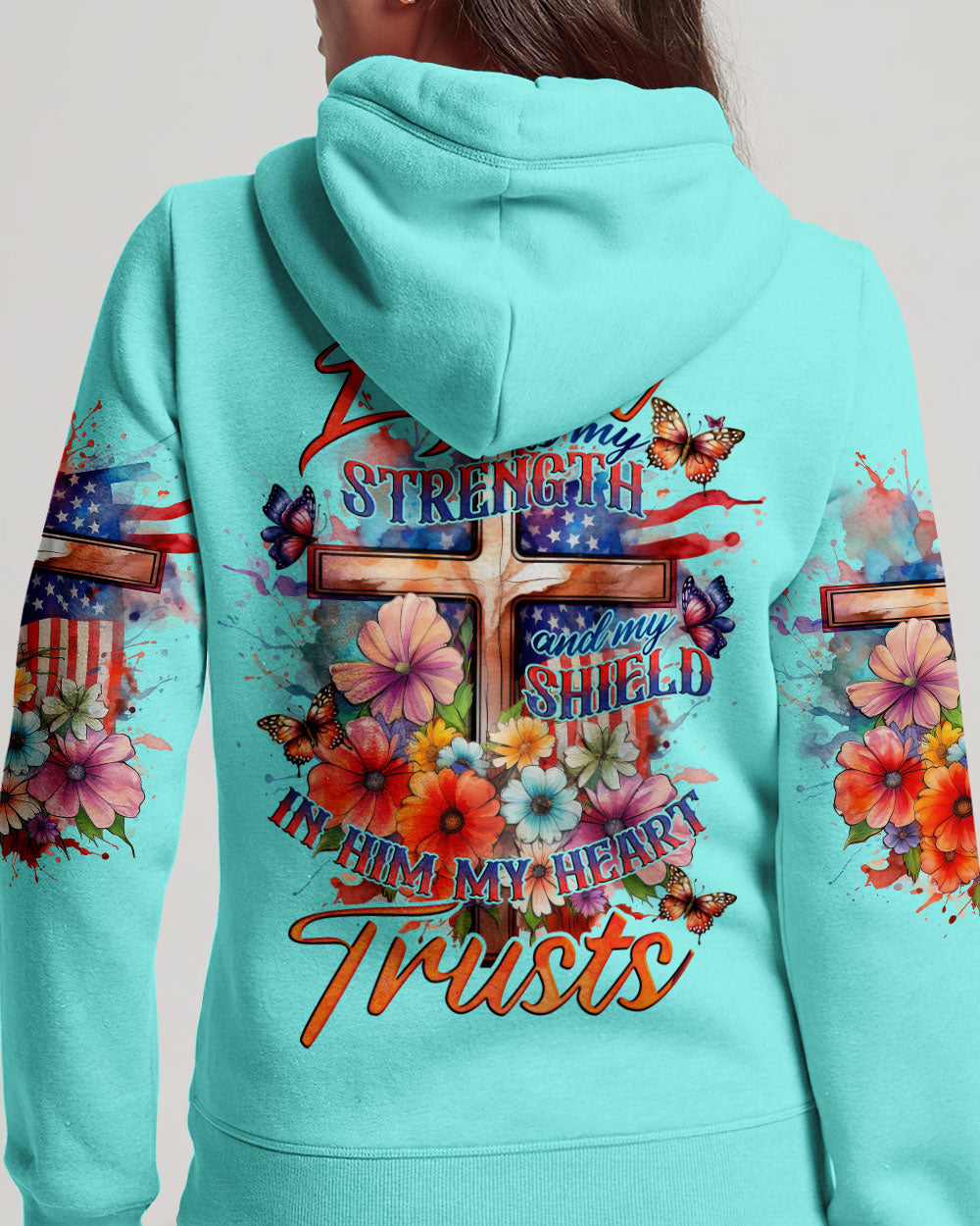 The Lord Is My Strength Women's All Over Print Shirt - Tlno2508234