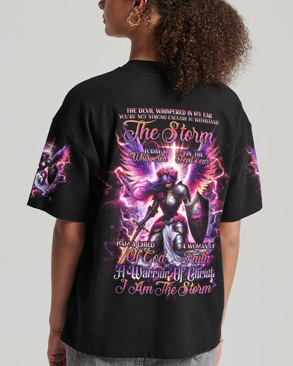 I Am The Storm Warrior Women's All Over Print Shirt - Tlno2710236