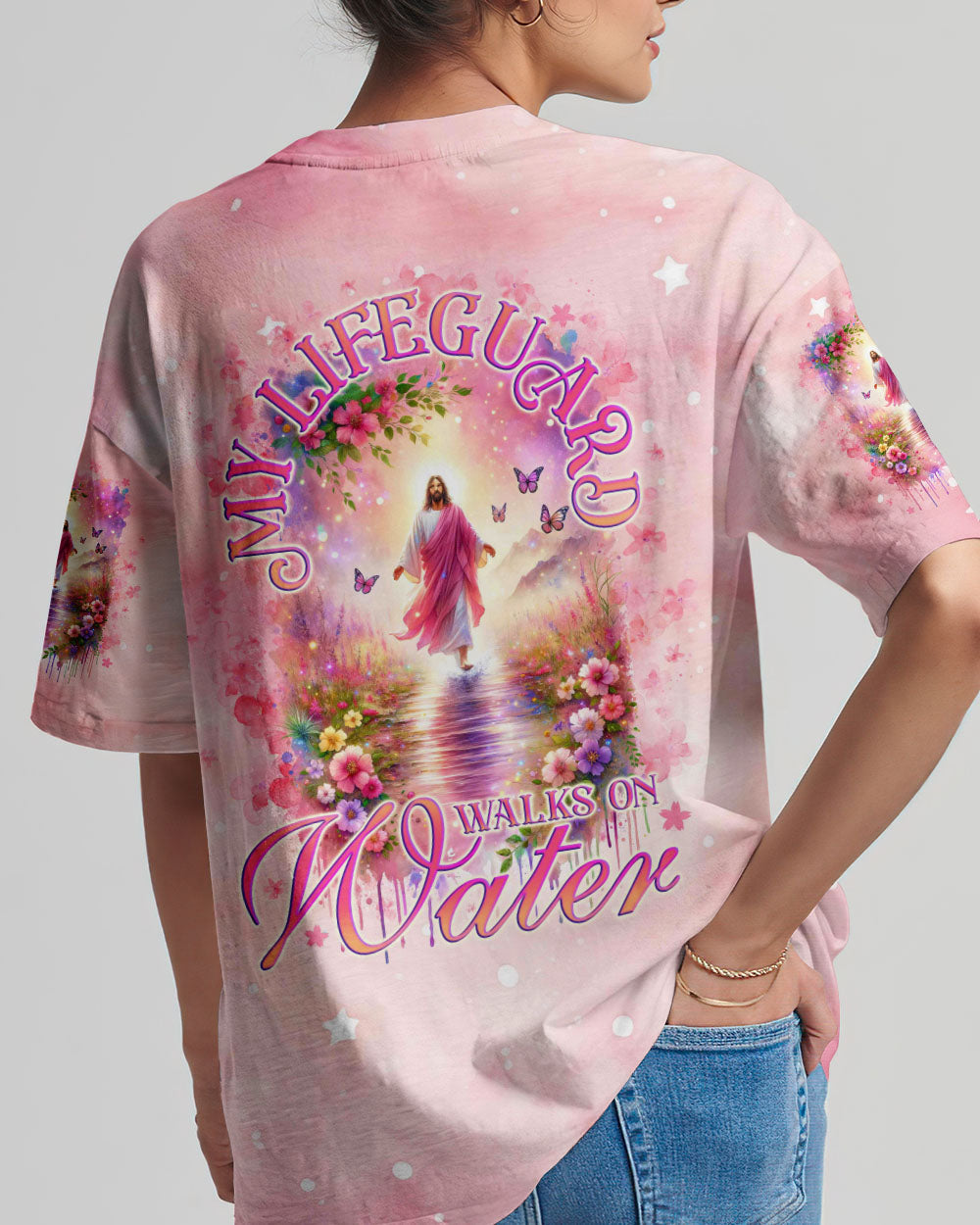 My Lifeguard Walks On Water Women's All Over Print Shirt - Tlno2711234