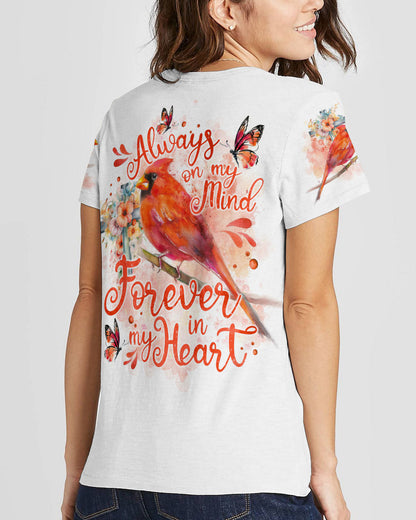 Always On My Mind Forever In My Heart Women's All Over Print Shirt - Tlno3108234