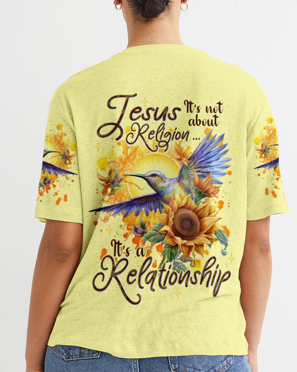 Jesus It's A Relationship Women's All Over Print Shirt - Tlnt0609234