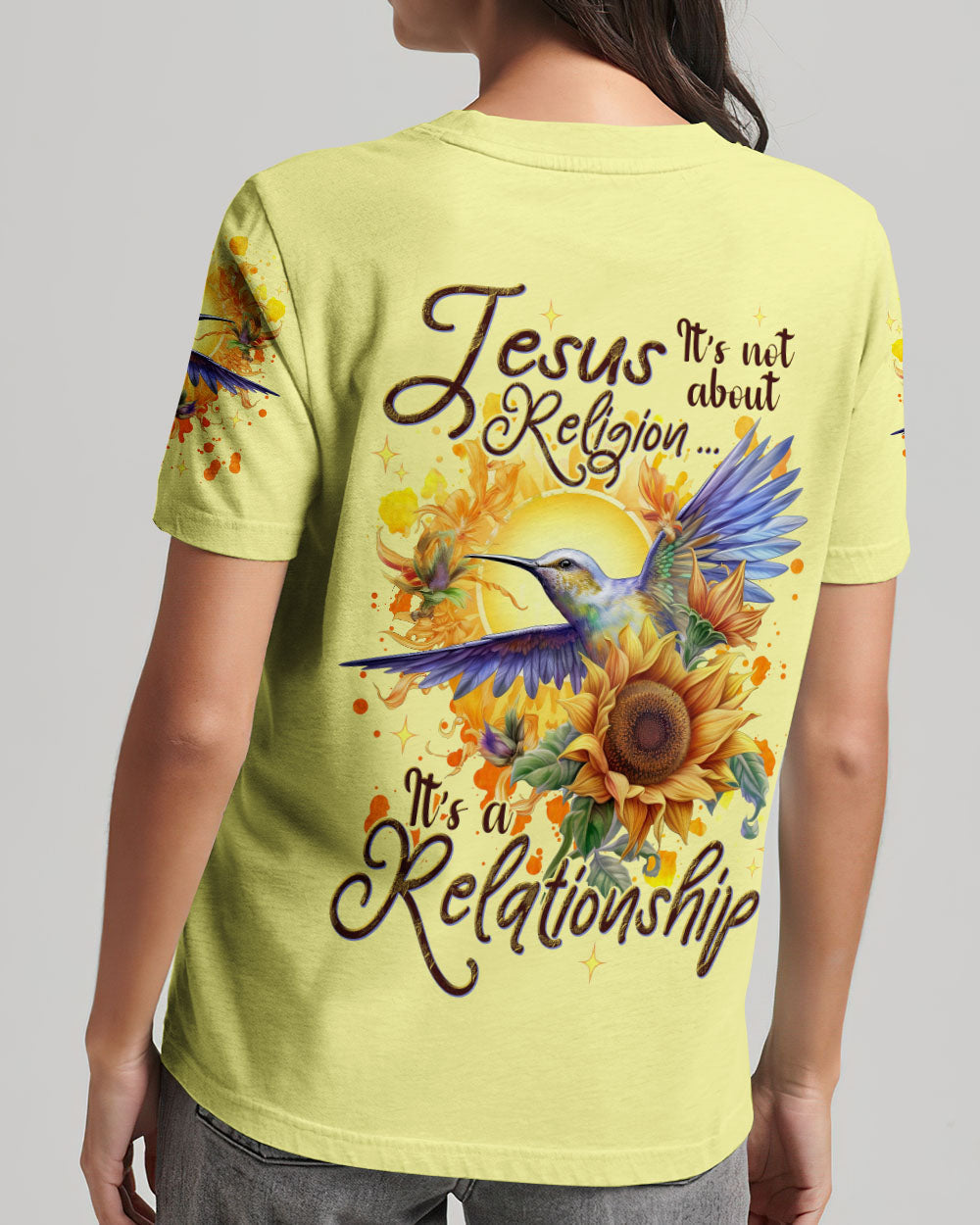 Jesus It's A Relationship Women's All Over Print Shirt - Tlnt0609234