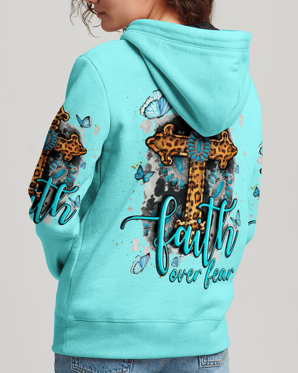 Faith Over Fear Women's All Over Print Shirt - Tlnt0709234