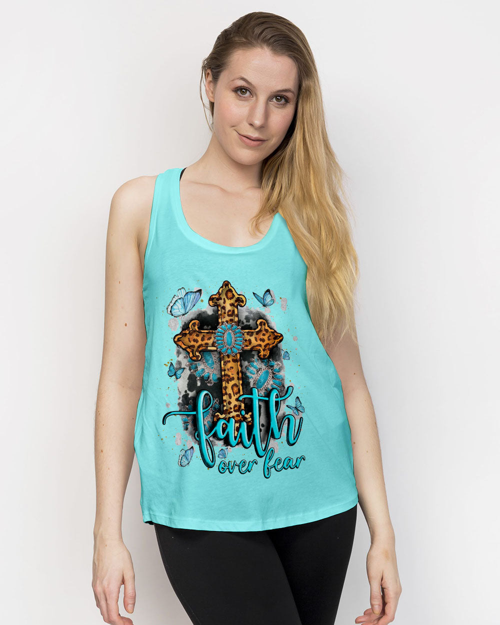 Faith Over Fear Women's All Over Print Shirt - Tlnt0709234