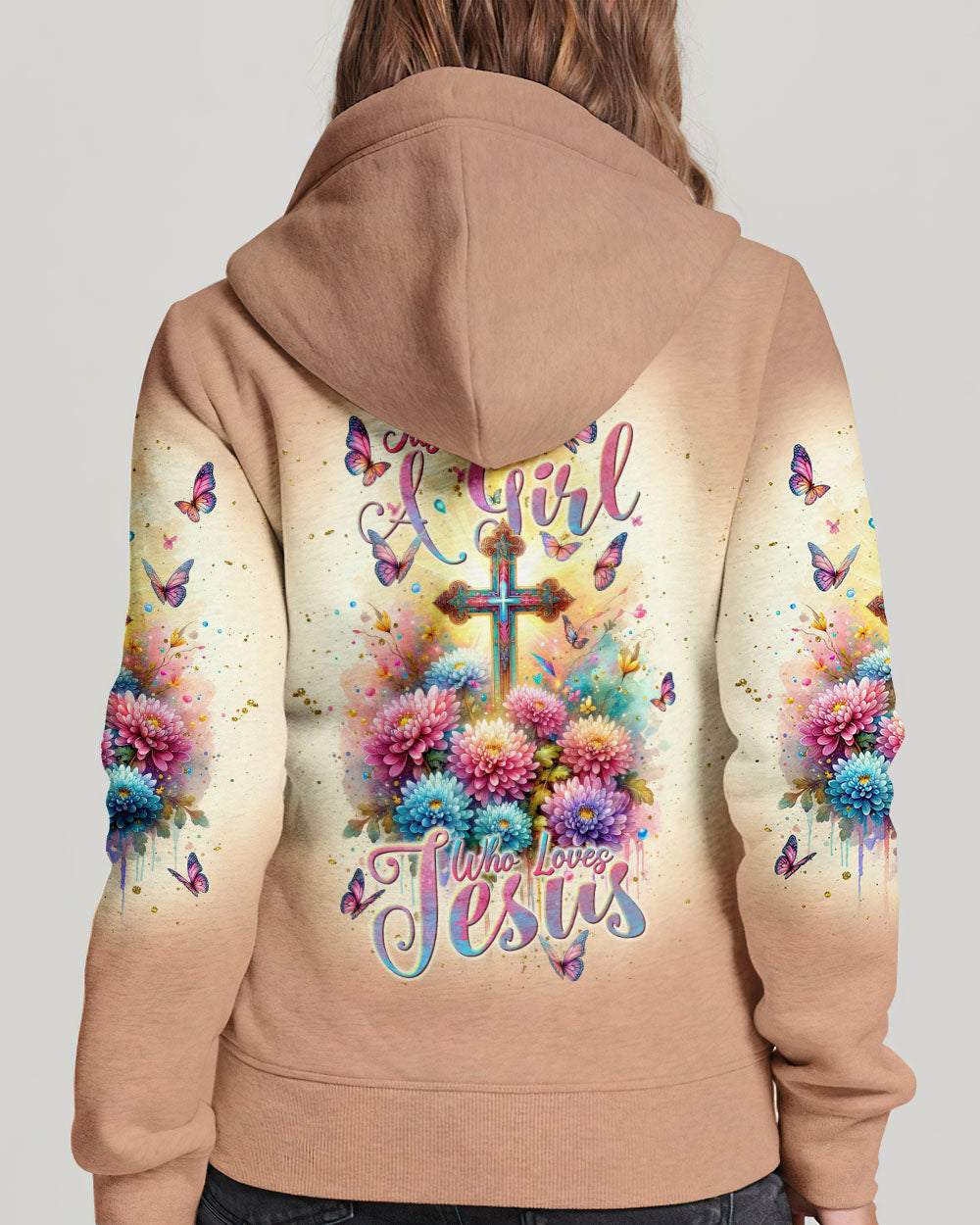 Just A Girl Who Loves Jesus Women's All Over Print Shirt - Tlnt1011234