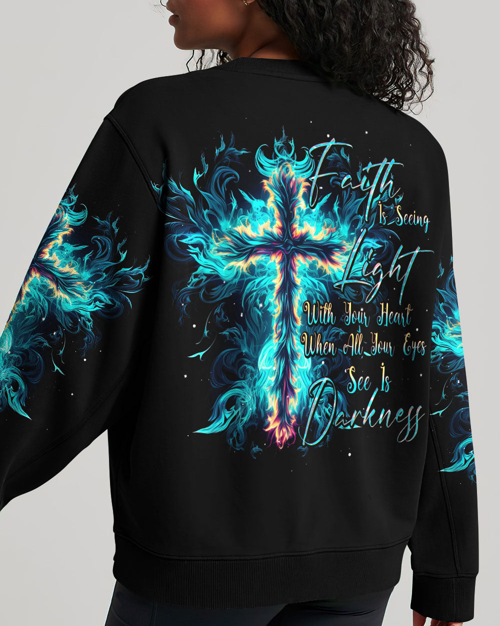 Faith Is Seeing Light Women's All Over Print Shirt - Tlnt1208232