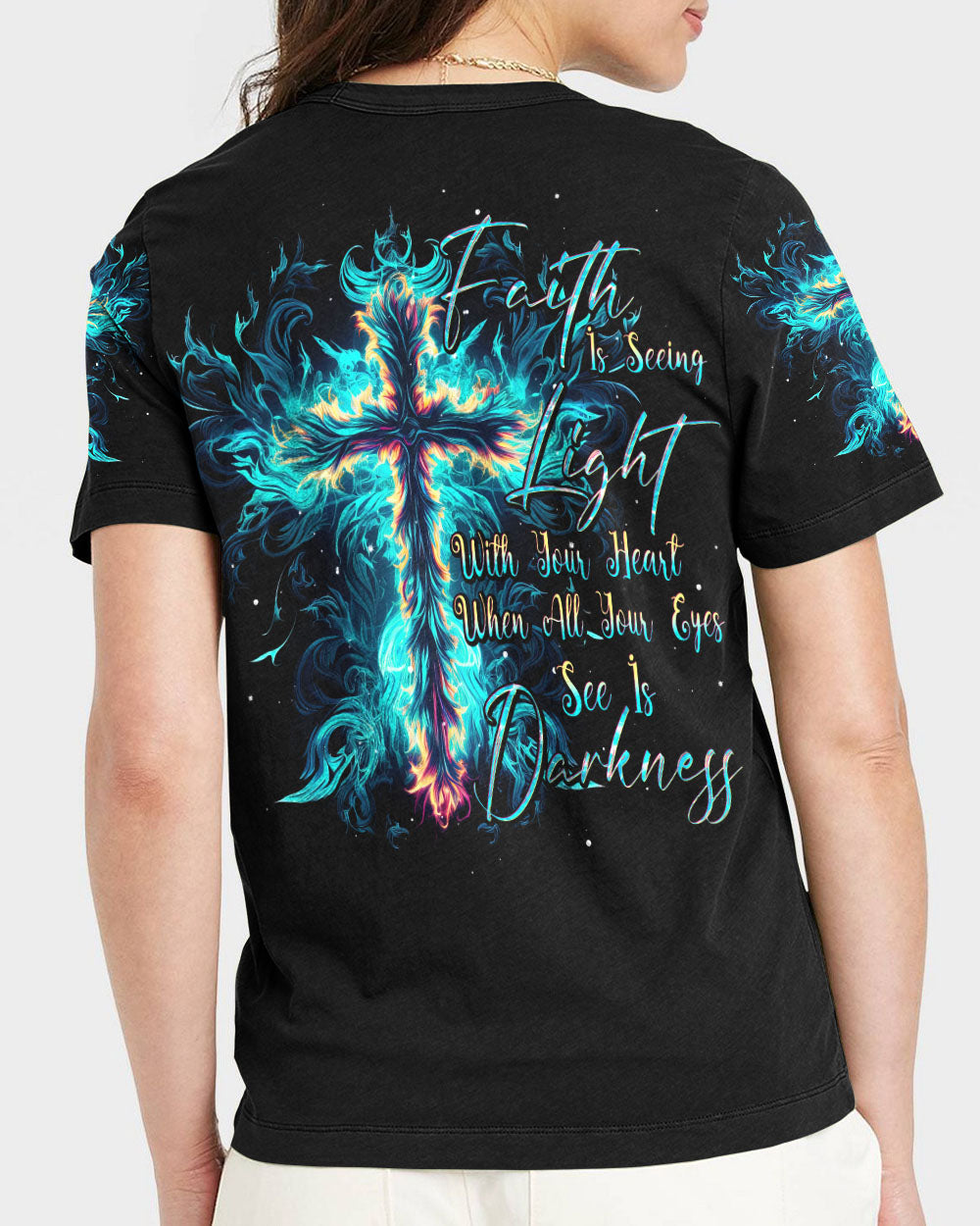 Faith Is Seeing Light Women's All Over Print Shirt - Tlnt1208232