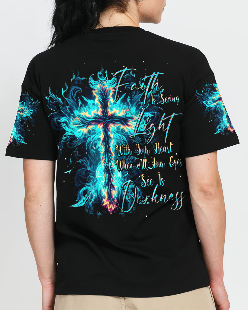 Faith Is Seeing Light Women's All Over Print Shirt - Tlnt1208232