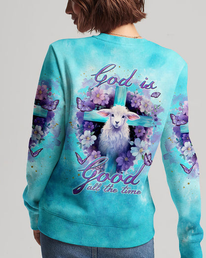 God Is Good All The Time Lamb Women's All Over Print Shirt - Tlnt1210233