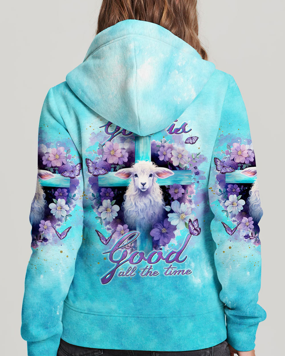 God Is Good All The Time Lamb Women's All Over Print Shirt - Tlnt1210233