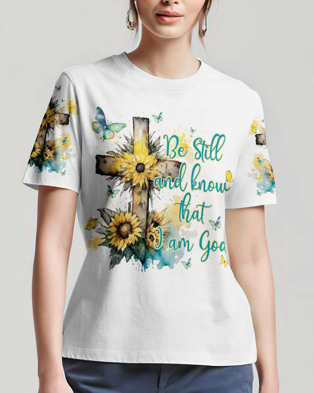 Be Still And Know That I Am God Women's All Over Print Shirt - Tlnt1409233