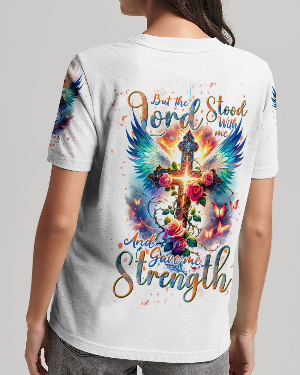 Lord Stood With Me Women's All Over Print Shirt - Tlnt1411234