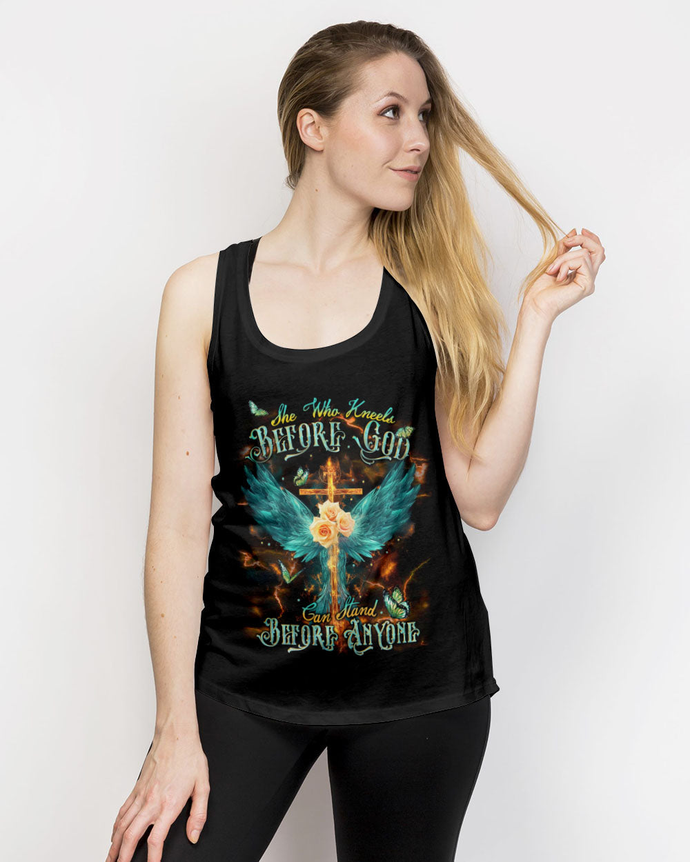 She Who Kneels Before God Women's All Over Print Shirt - Tlnt1710232