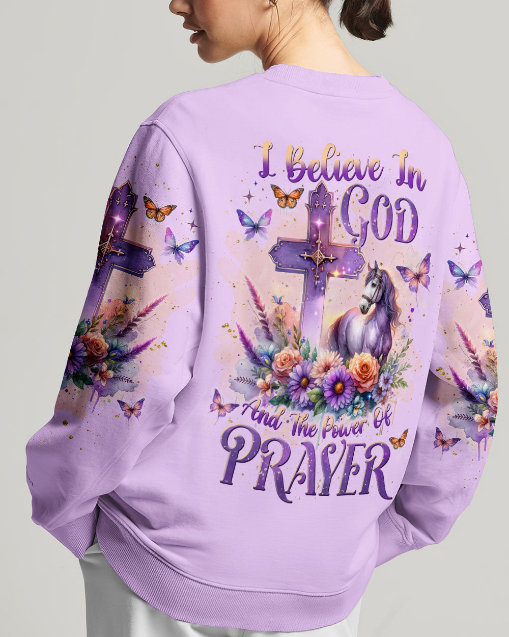 I Believe In God Horse Women's All Over Print Shirt - Tlnt1711234