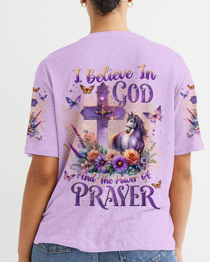 I Believe In God Horse Women's All Over Print Shirt - Tlnt1711234