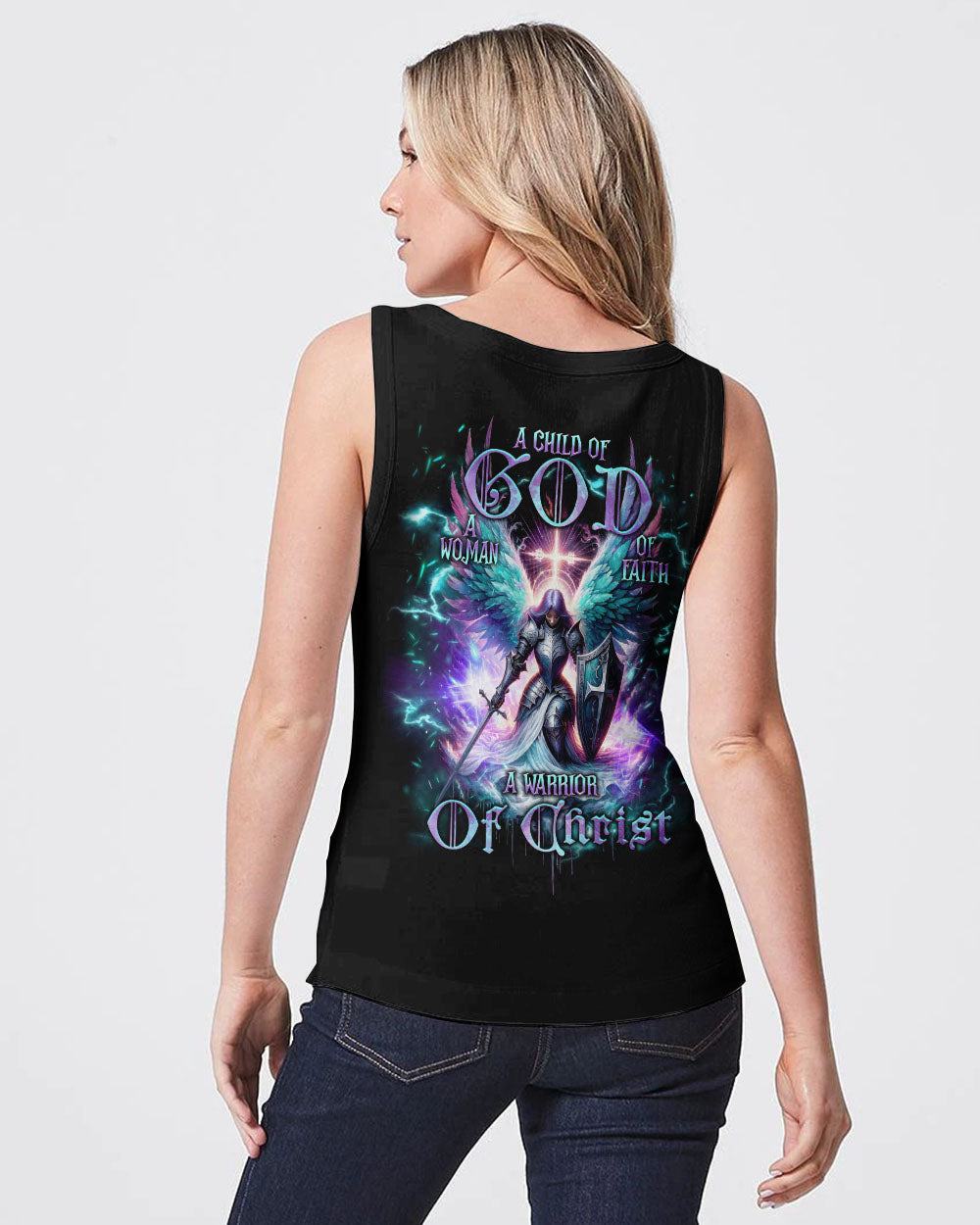 A Warrior Of Christ Women's All Over Print Shirt - Tlnt2310234