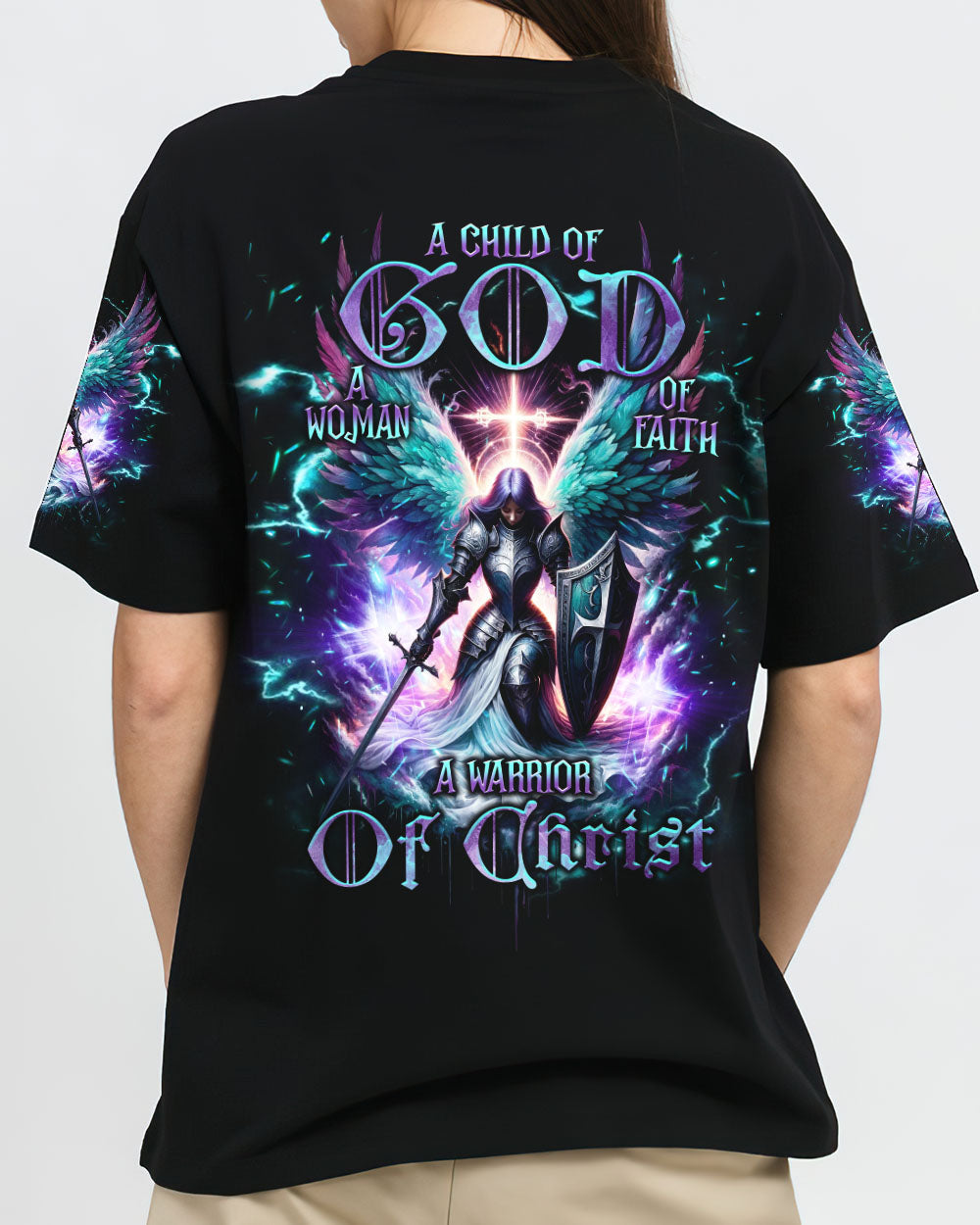 A Warrior Of Christ Women's All Over Print Shirt - Tlnt2310234