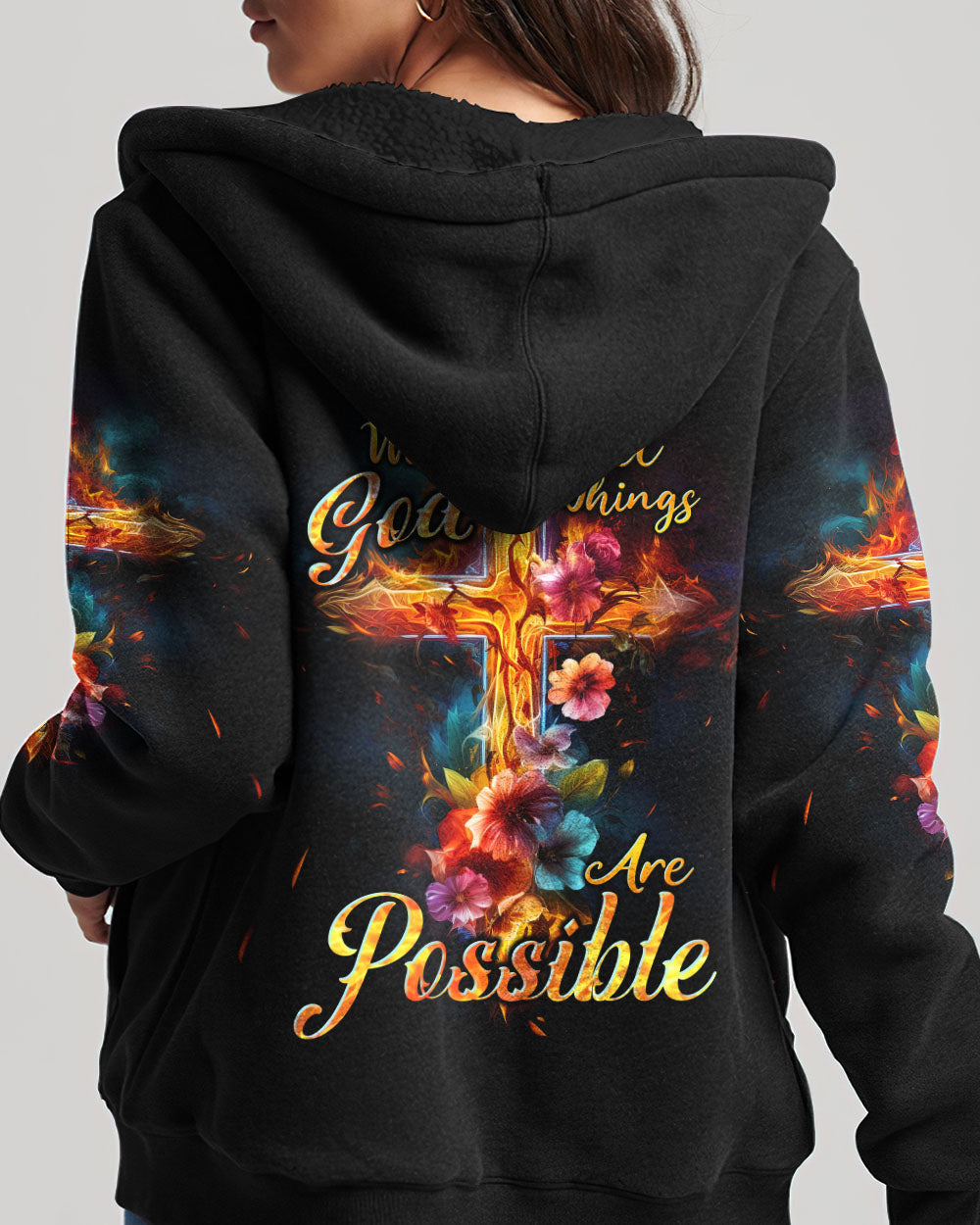 With God All Things Are Possible Women's All Over Print Shirt - Tlnt2809234