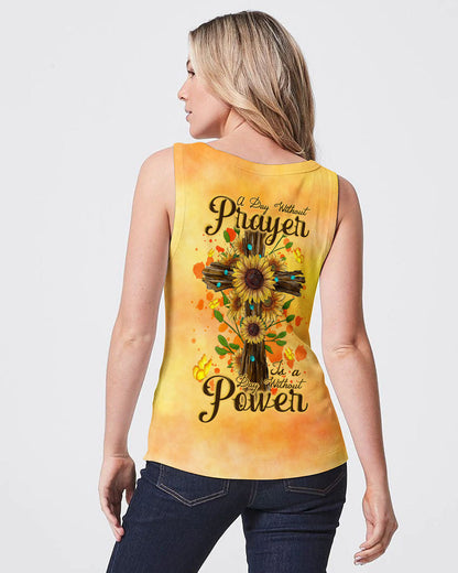 A Day Without Prayer Is A Day Without Power Women's All Over Print Shirt - Tlnt3008234