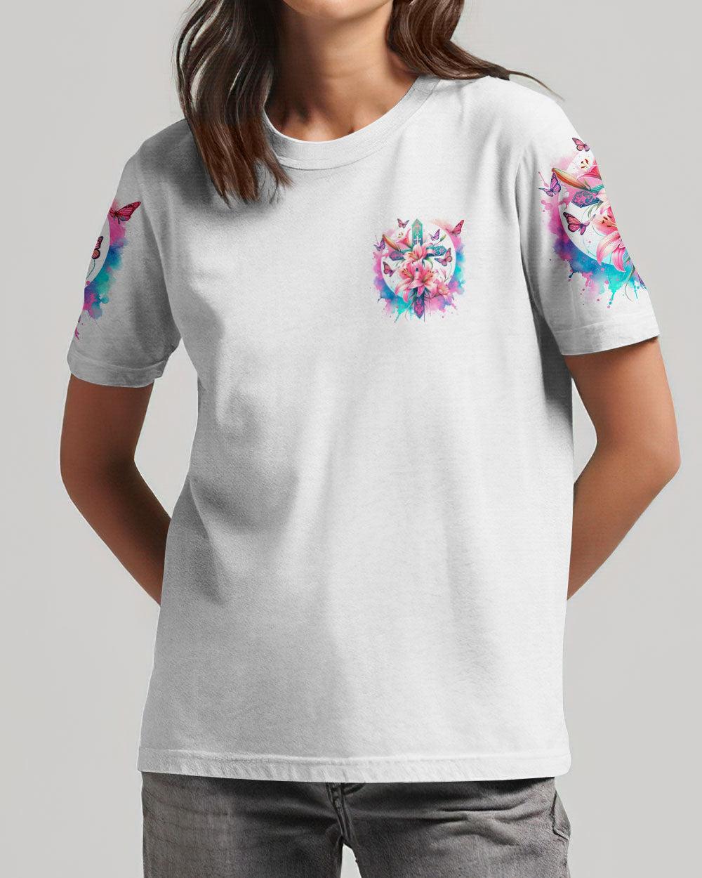 Choosing God Everyday Lilies Women's All Over Print Shirt - Tlnz0502244