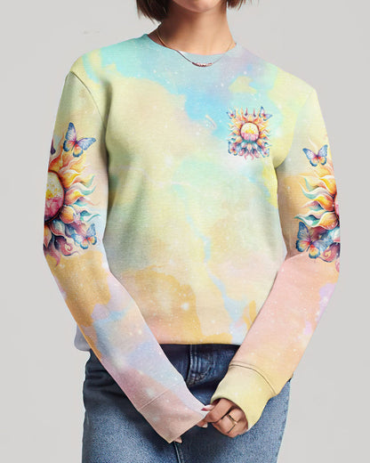 God Says You Are Sunflower Women's All Over Print Shirt - Tlnz0803242