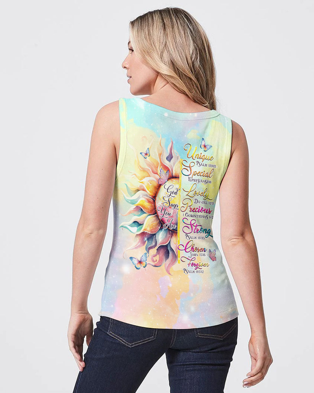 God Says You Are Sunflower Women's All Over Print Shirt - Tlnz0803242