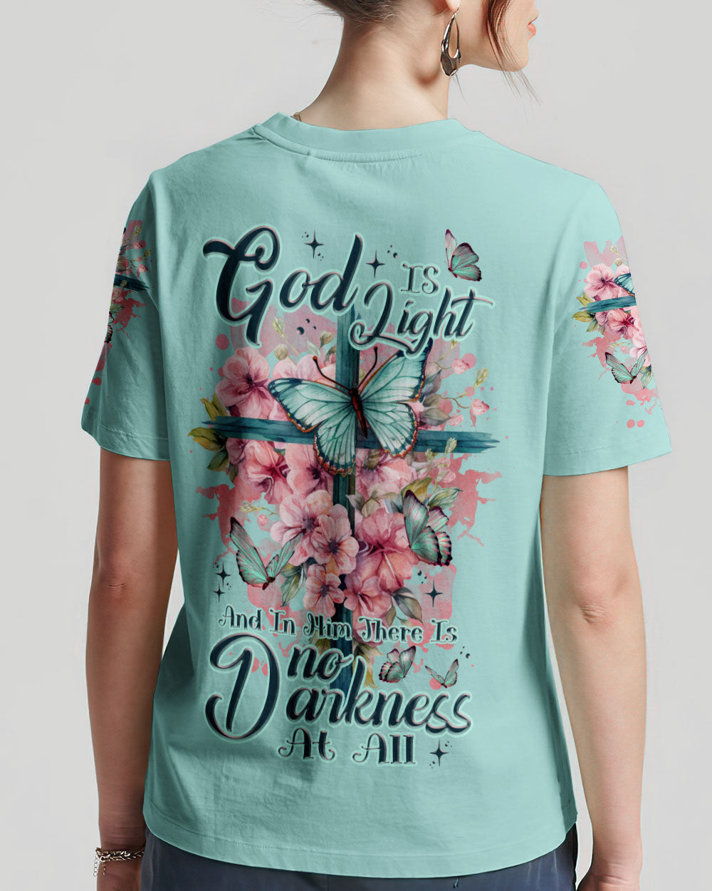 God Is Light Women's All Over Print Shirt - Tlnz0909232