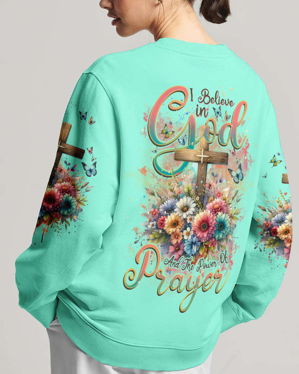 I Believe In God Women's All Over Print Shirt - Tlnz1011234