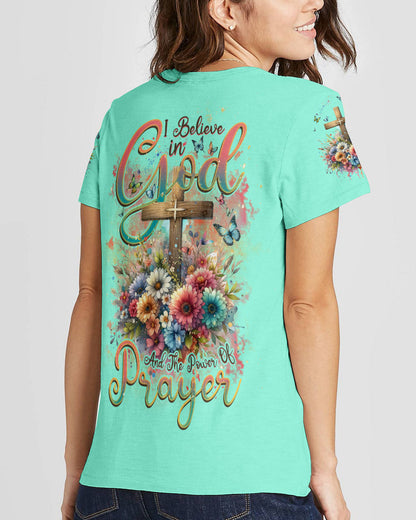 I Believe In God Women's All Over Print Shirt - Tlnz1011234