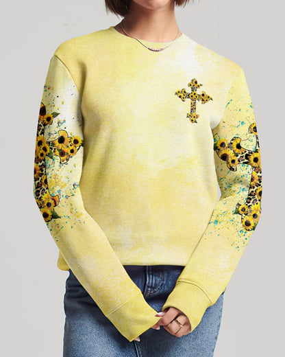 But The Lord Stood With Me Cross Leopard Women's All Over Print Shirt - Tlnz1808231