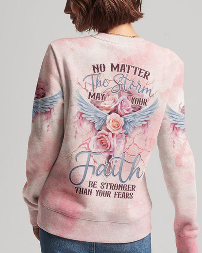 No Matter The Storm Women's All Over Print Shirt - Tlnz1810233