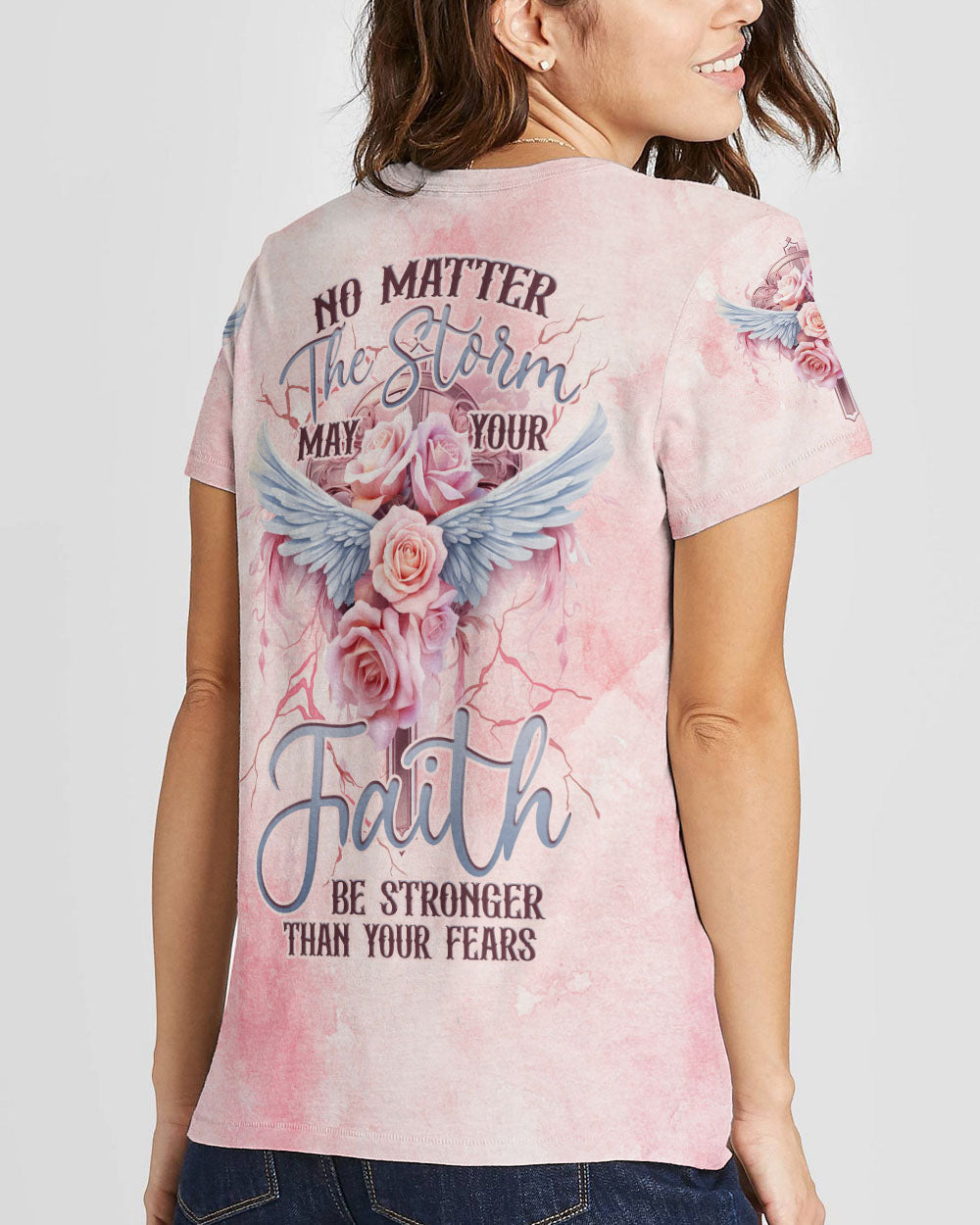 No Matter The Storm Women's All Over Print Shirt - Tlnz1810233